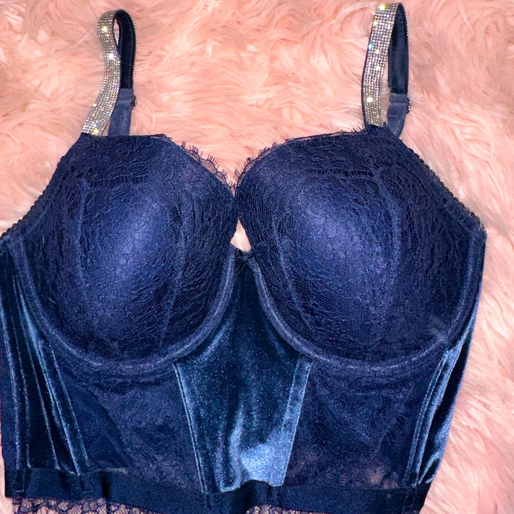 Victoria’s Secret Velvet Shine Strap Corset